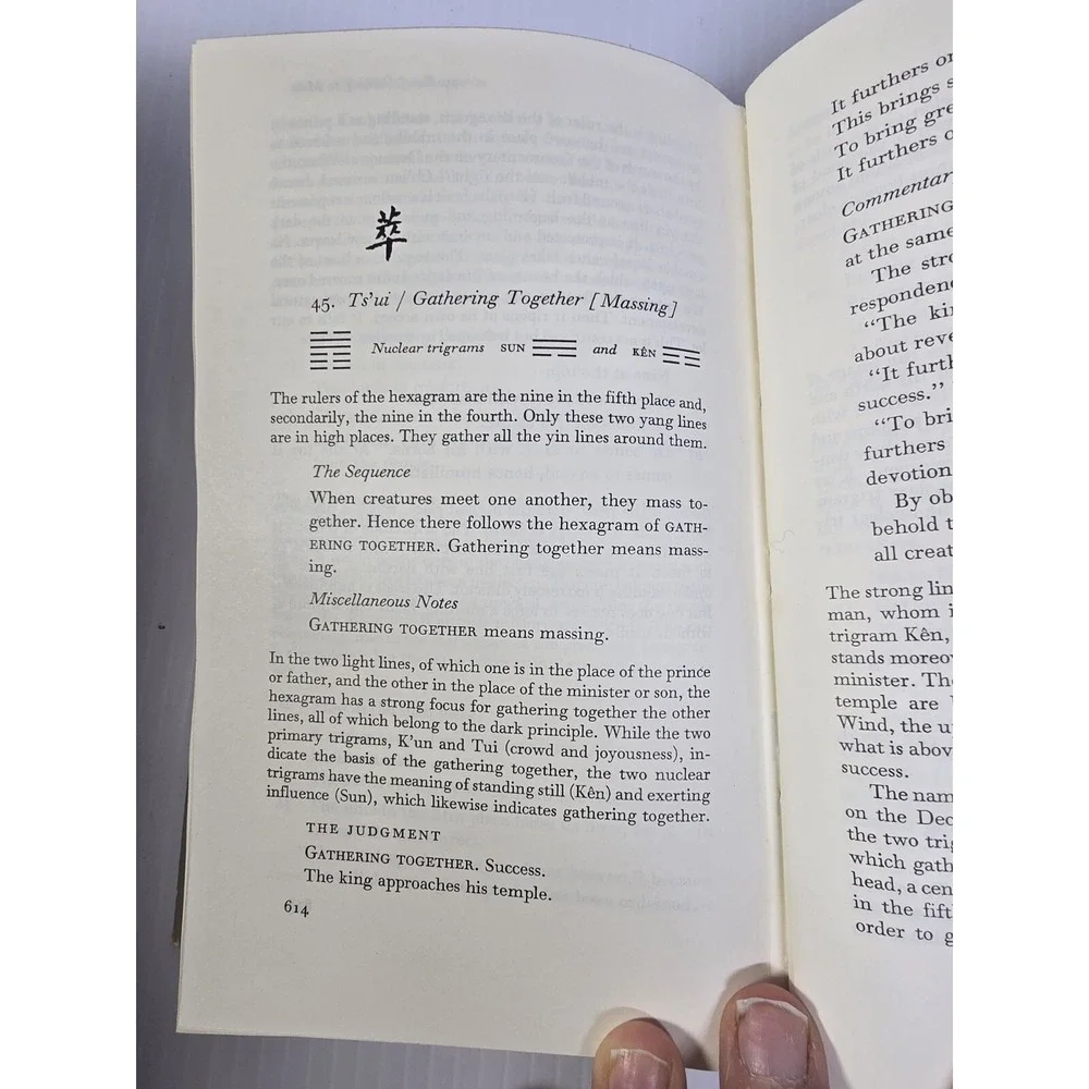 Vintage The I Ching, or, Book of‎ Changes (Bollingen Series XIX) Hardcover, 19th